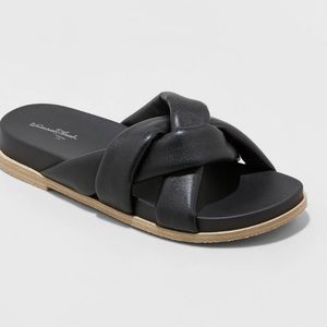 Women's Cosette Padded Slide Sandals - Universal Thread Black 11